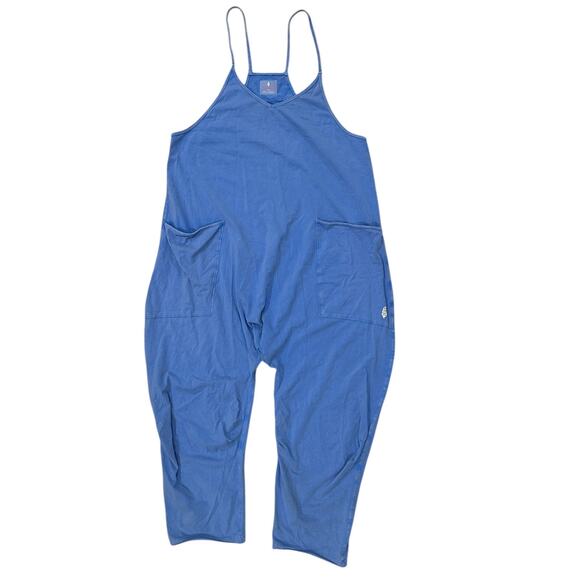 Free People Hot Shot Onesie in Blue - Picture 3 of 7